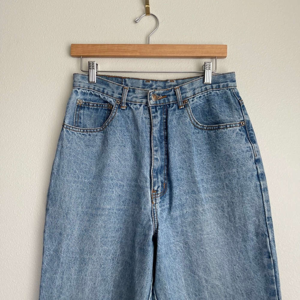 Vintage‎ 90s Braxton Light Wash Baggy Fit Boyfriend Jeans - Picture 5 of 11